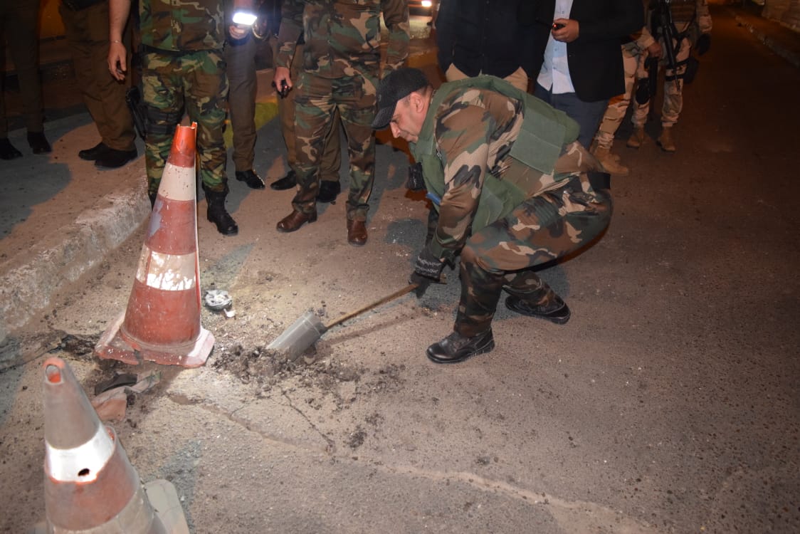 بالصور | سقوط صاروخ وسط بغداد وقوات الأمن تحبط هجوماً آخر